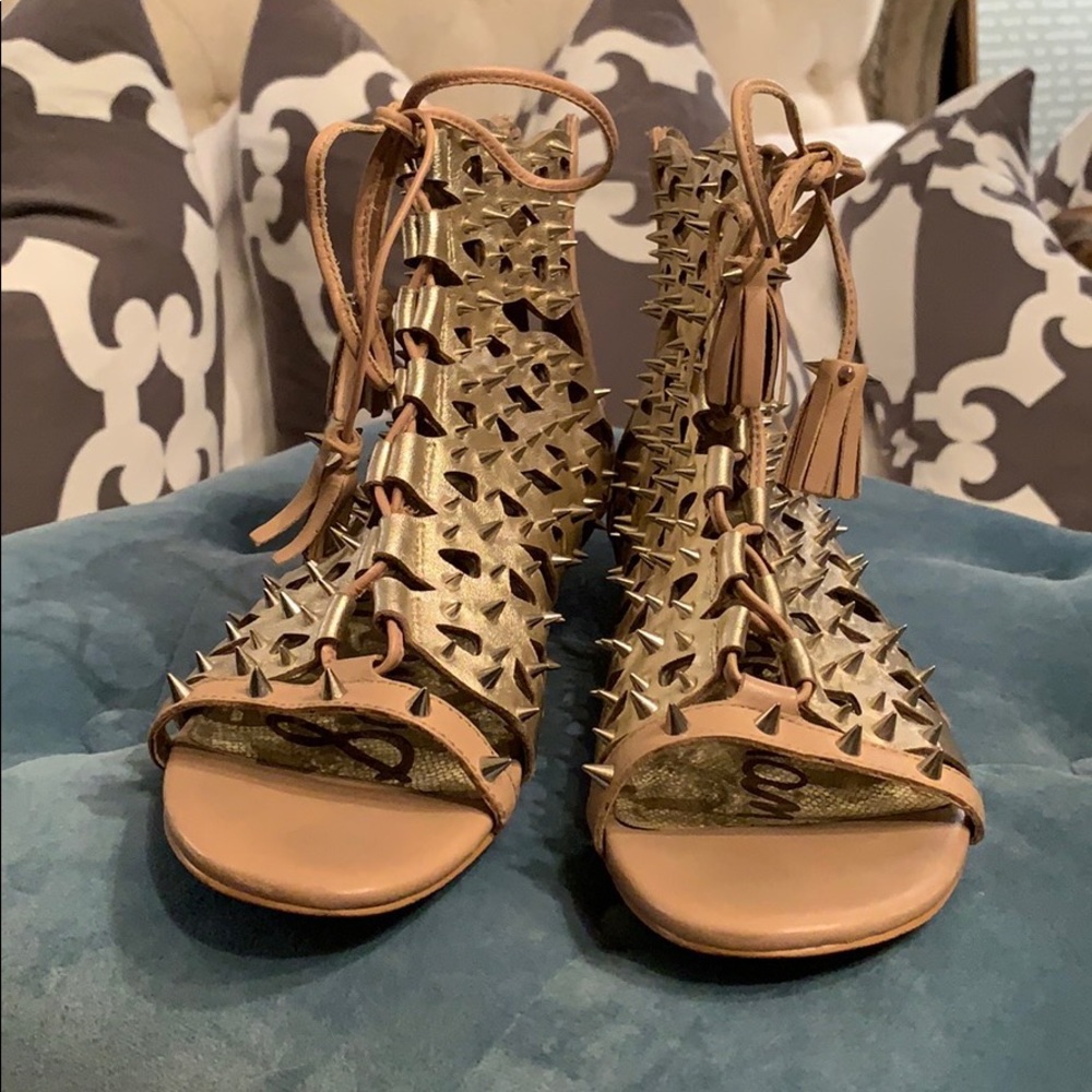 Sam Edelman Spiked Gladiator style sandal.